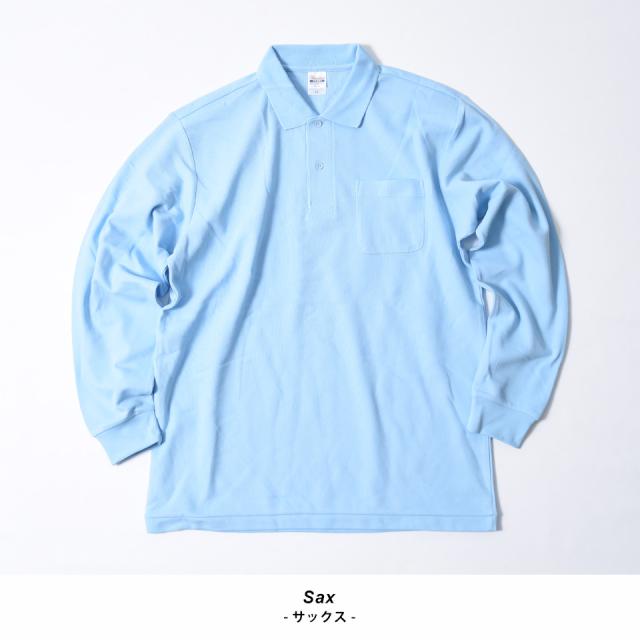 長袖ポロシャツ