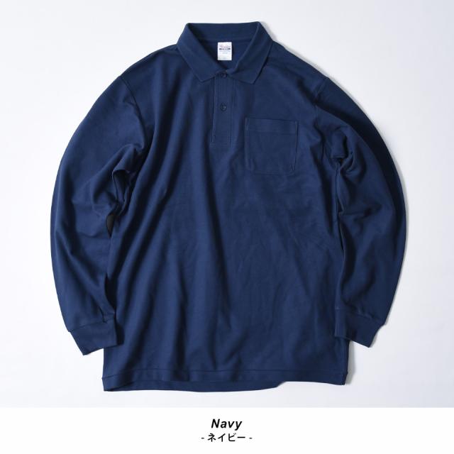 長袖ポロシャツ