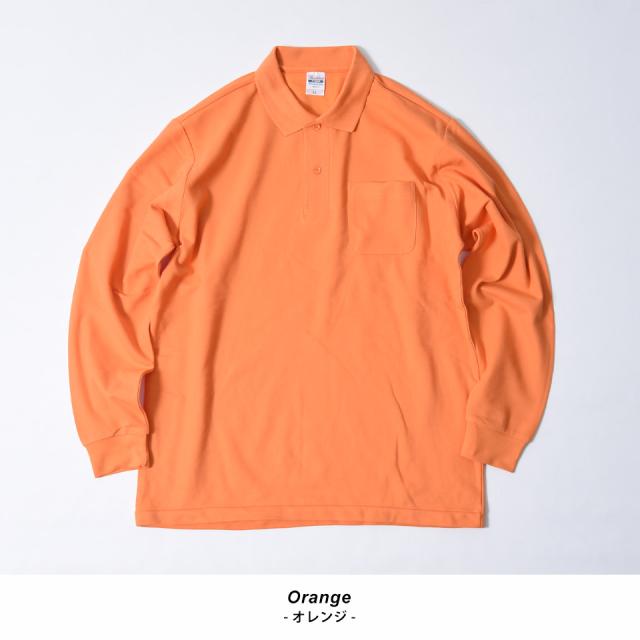 長袖ポロシャツ
