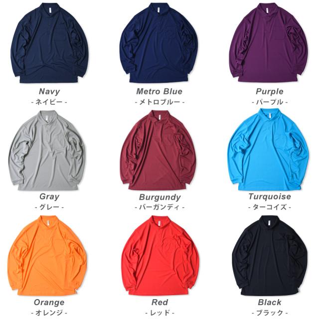 長袖ポロシャツ