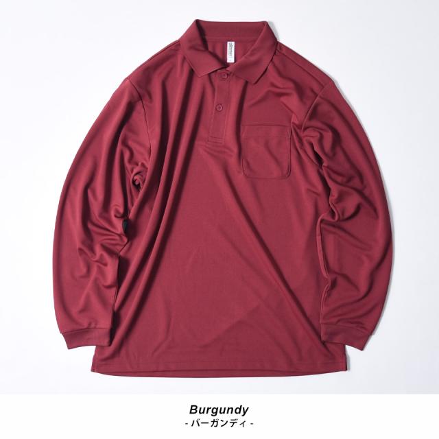長袖ポロシャツ