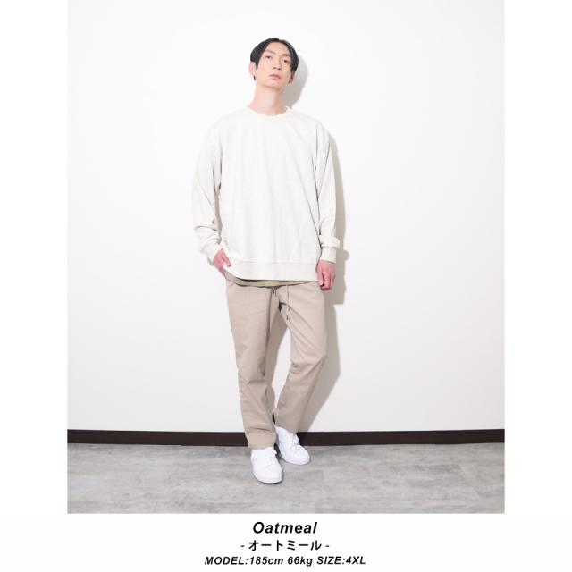 クルーネックスウェットトレーナー