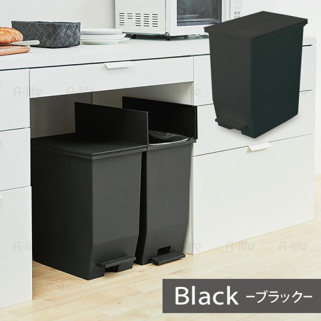 ペダル式ゴミ箱45L1個日本製抗菌ふた付き