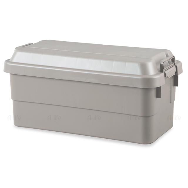 トランク収納ケース70Lグレー