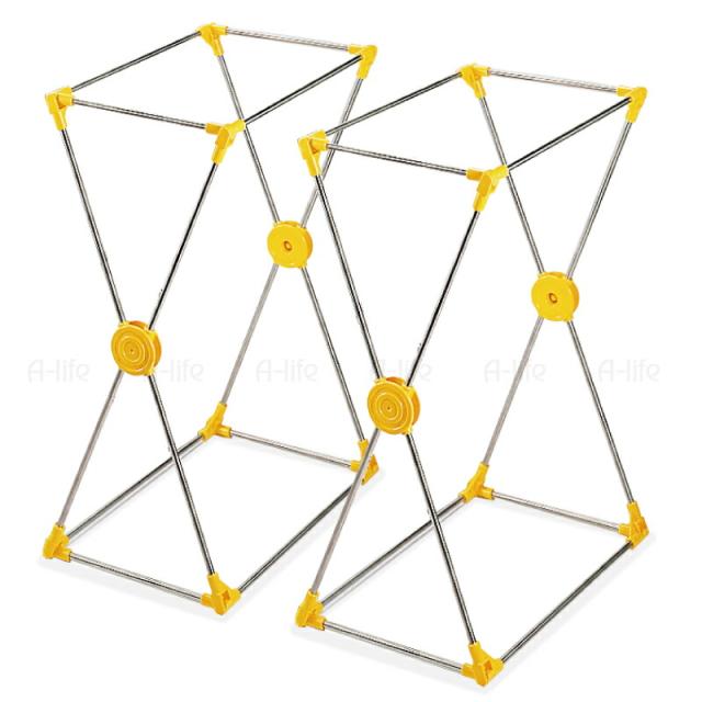 分別ゴミ袋スタンド45L2個イエロー