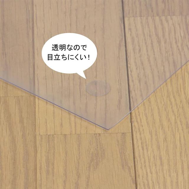 透明マット用すべり止めシール吸着タイプ5枚1シート丸型直径2cmクリア日本製