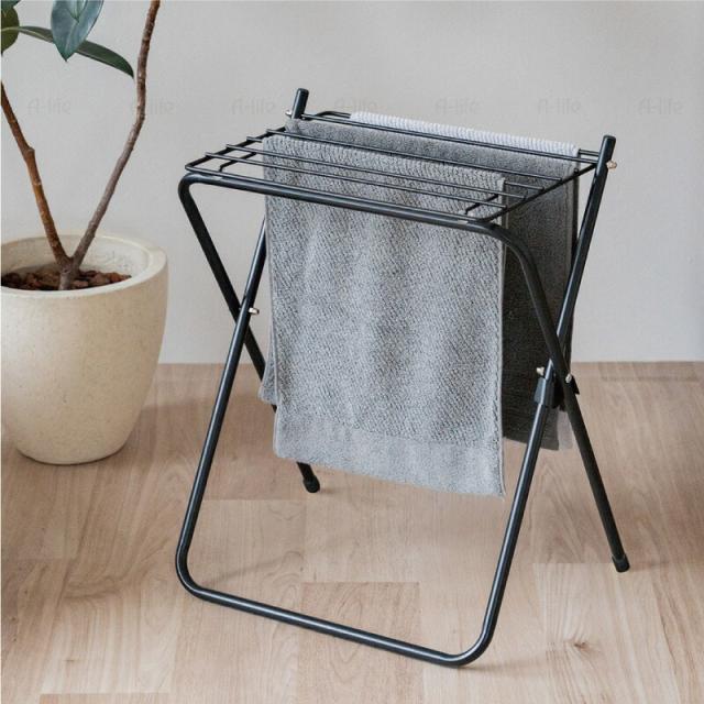 折りたたみタオルハンガーラック８枚用タオル掛け部屋干し室内