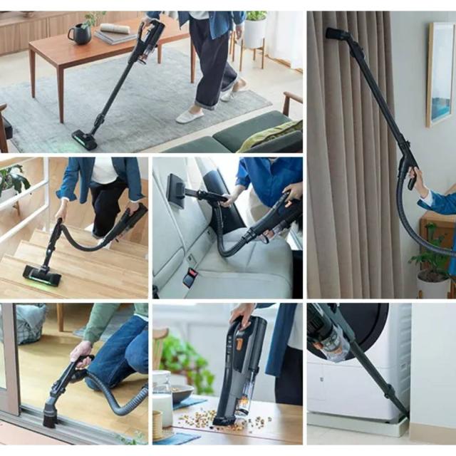 日本製 日立 掃除機 コードレス サイクロン スタンド サイクロンクリーナー パワーブーストサイクロン PV-BH900SL ブラック 黒  スティッククリーナー 0.25L 自走式 スティック式 ハンディクリーナー お手入れ簡単 コンパクト 充電台 軽量 強烈パワー ハイパワー 掃除