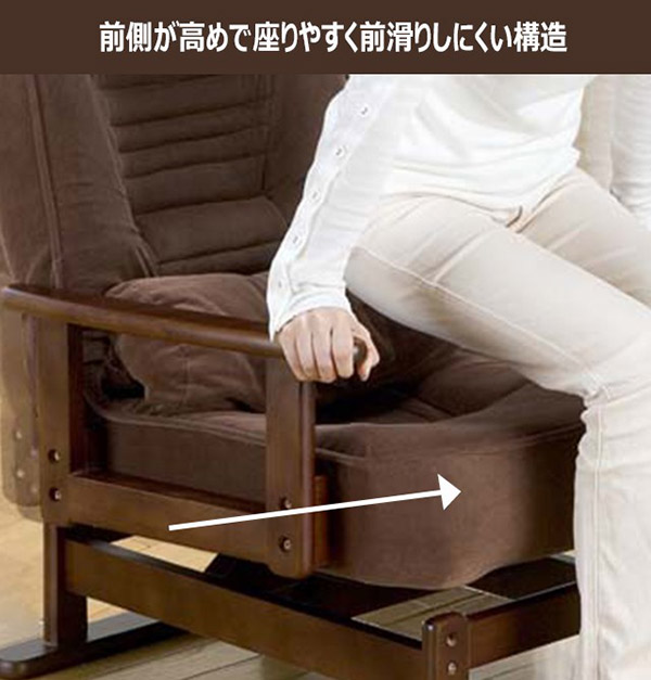 折りたたみ 座椅子 高座椅子 折り畳み式 SP-823 5段階