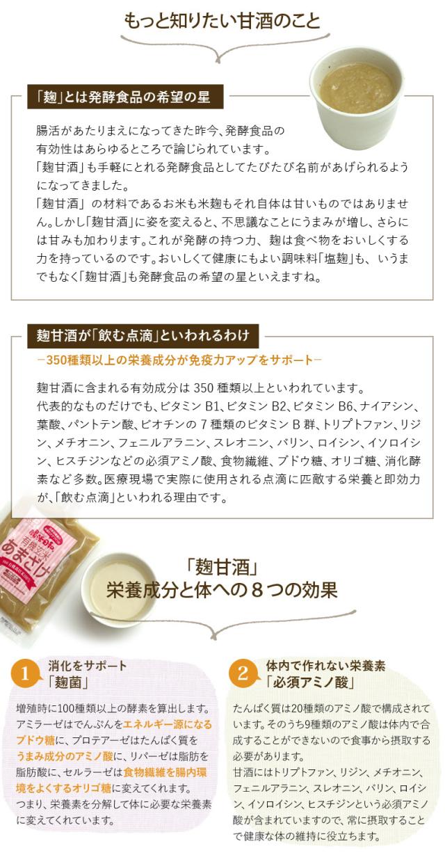 もっと知りたい甘酒のこと