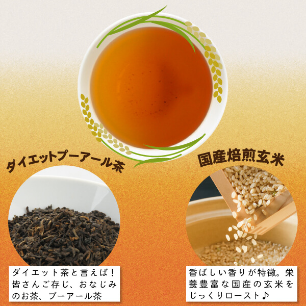 プーアール玄米茶