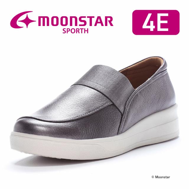 ≪30％OFFセール≫送料無料 スポルス スニーカー SP9004 グレイ 日本製