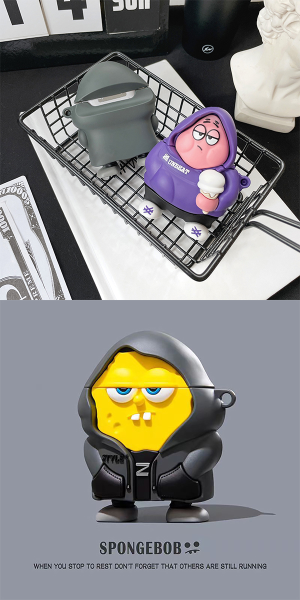 スポンジボブエアポッドケース_5
