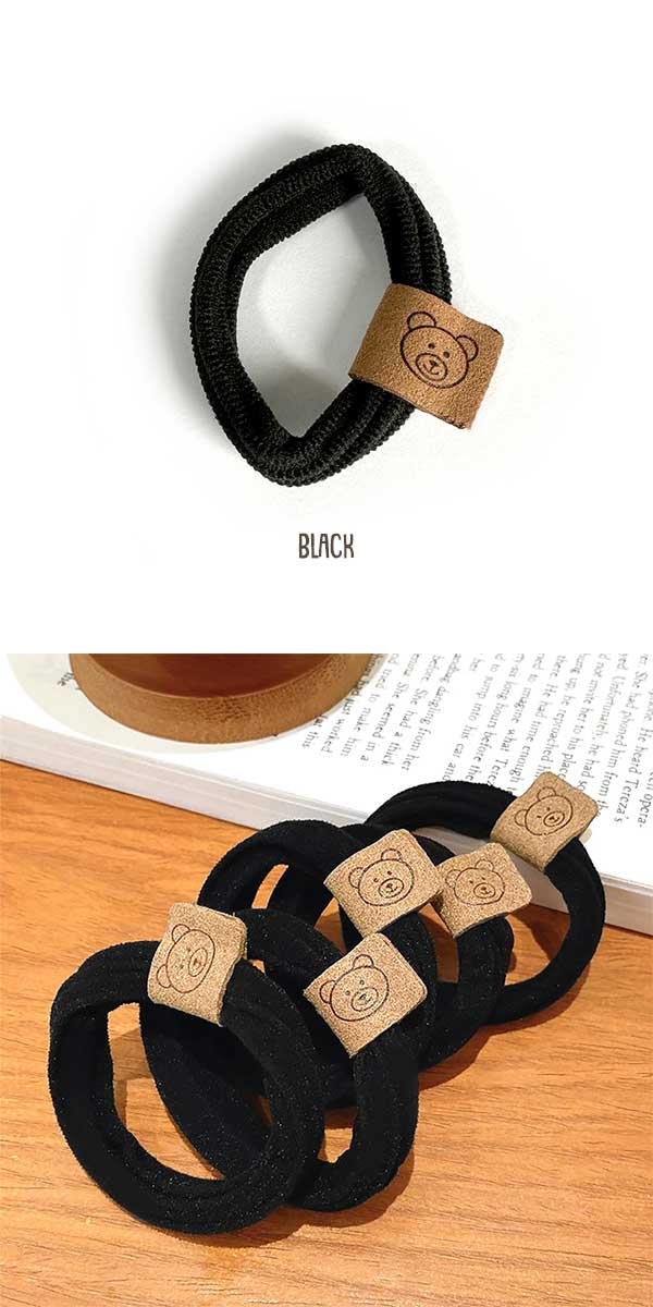 クマのヘアゴム7