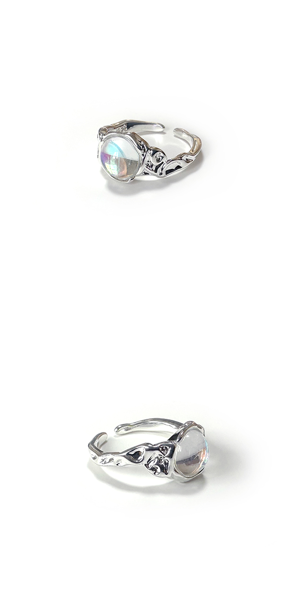 オーロララインストーンリング2