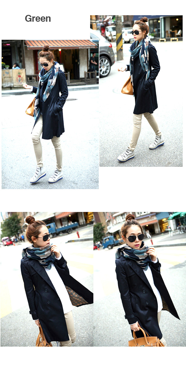 フラワーカモ柄ストール2