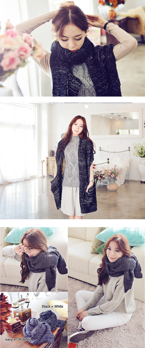 フラワーカモ柄ストール3