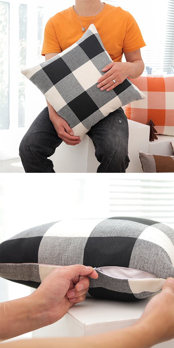 ブロックチェッククッション_7