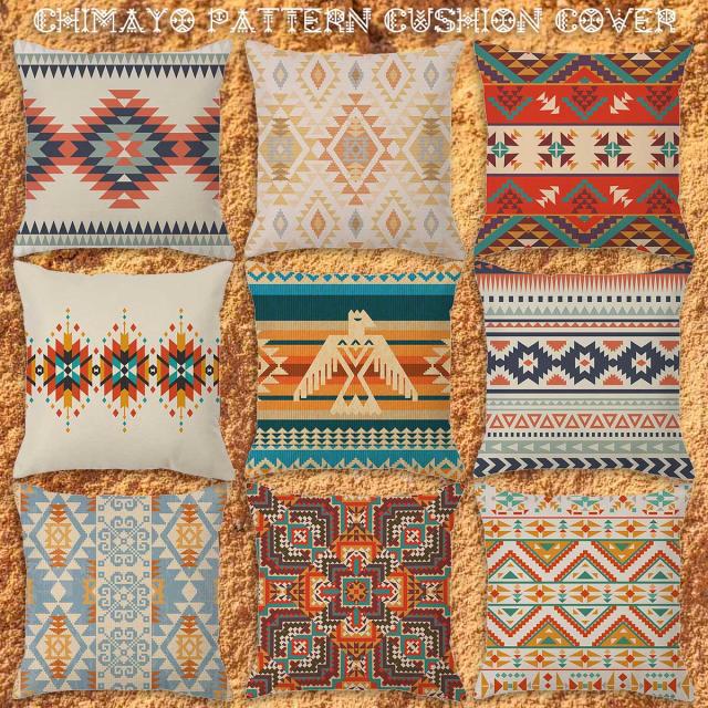 チマヨ柄クッション_1