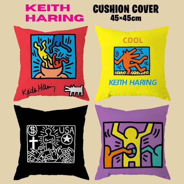 キースヘリングクッション_1
