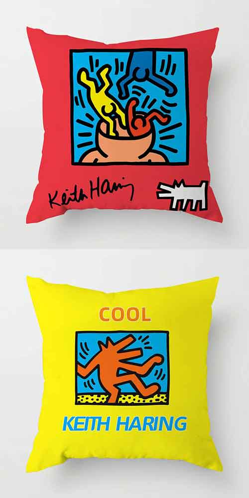 キースヘリングクッション_2