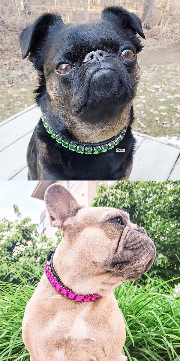 ラインストーン首輪7 