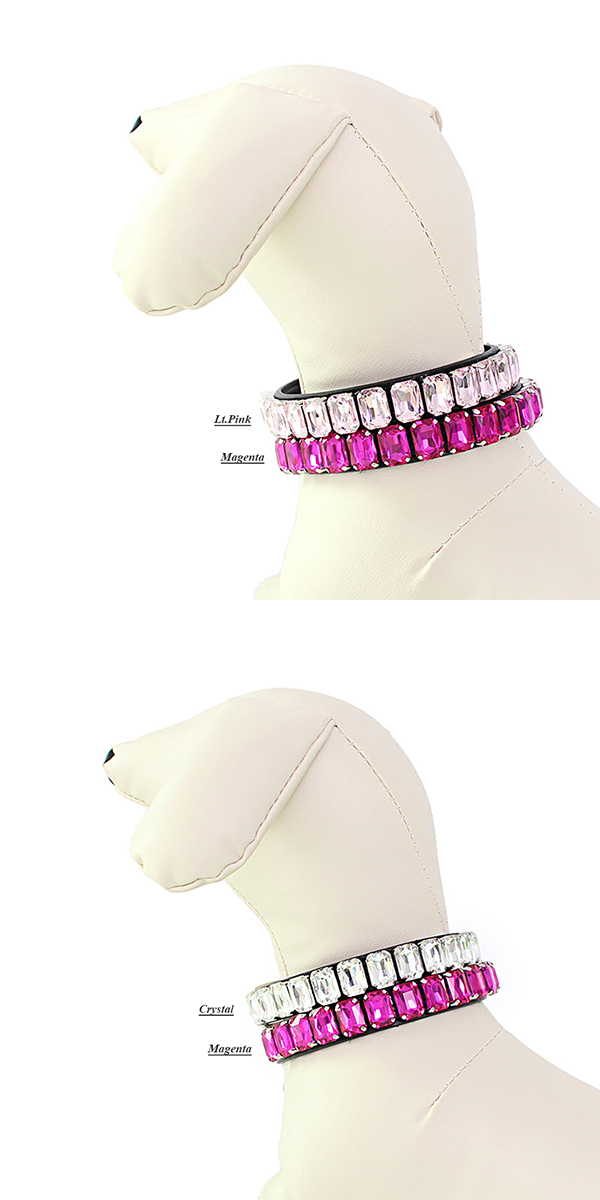 ラインストーン首輪1 0