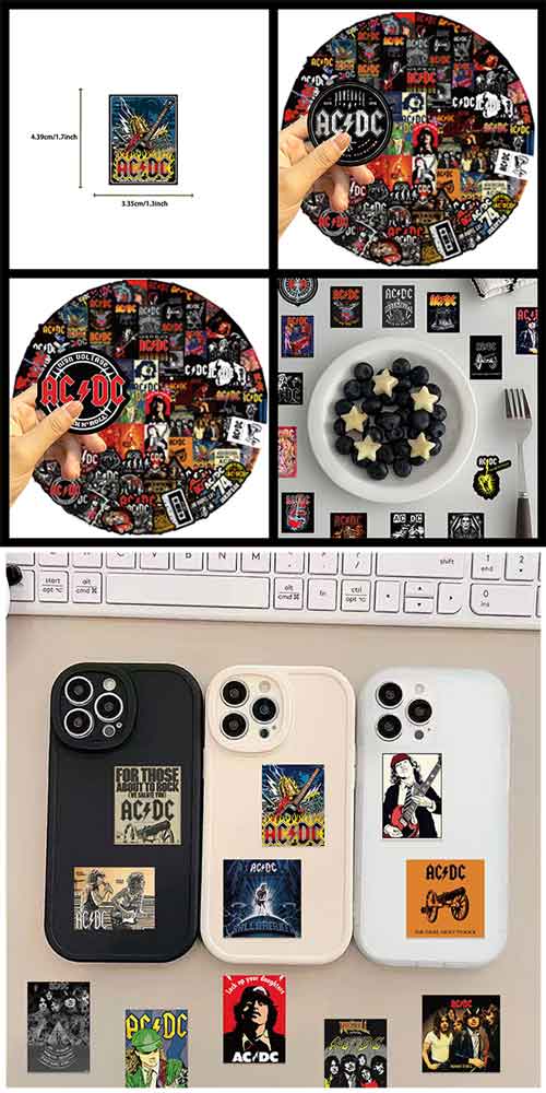 AC/DC ステッカー3
