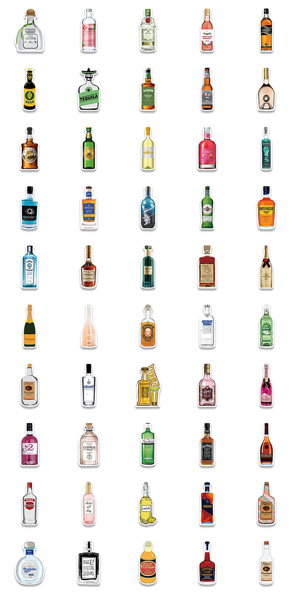  リキュール ステッカー2