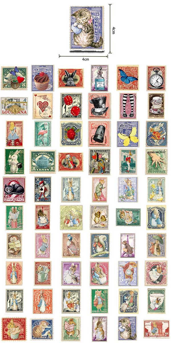 不思議の国のアリス ステッカー2