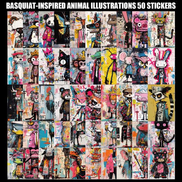  バスキアステッカー1