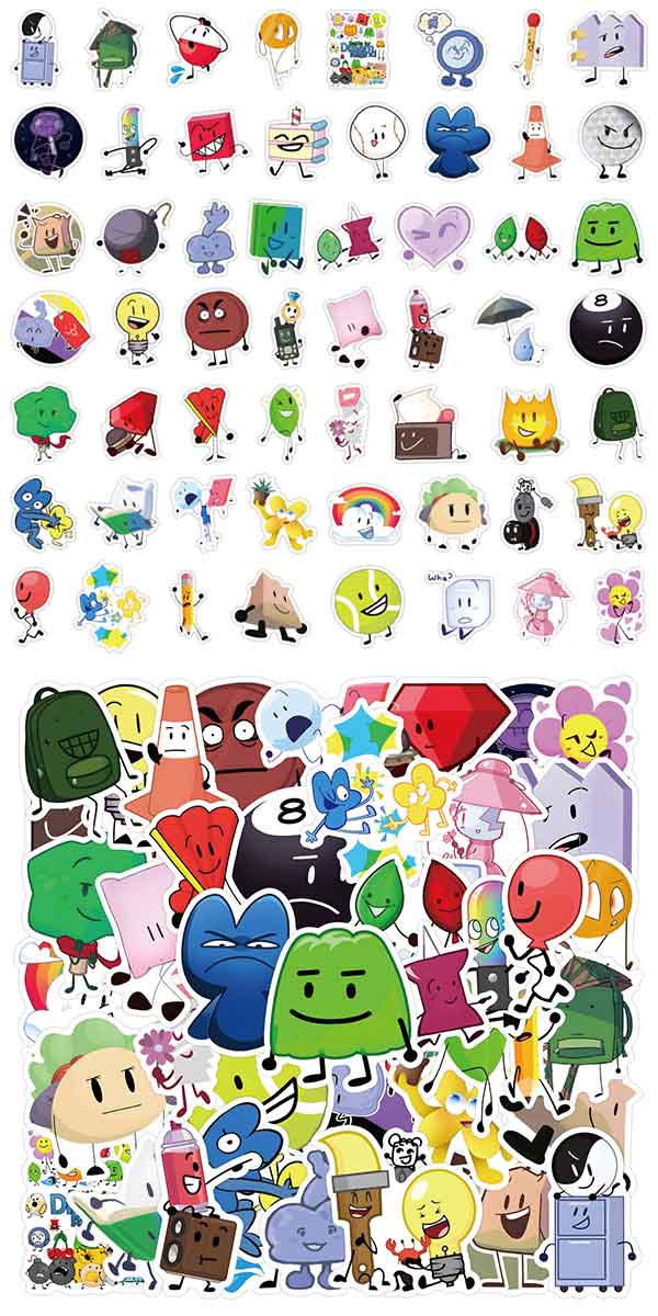 BFDI ステッカー2