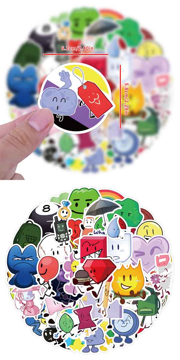 BFDI ステッカー3