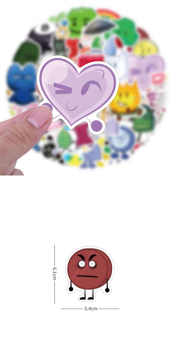 BFDI ステッカー4