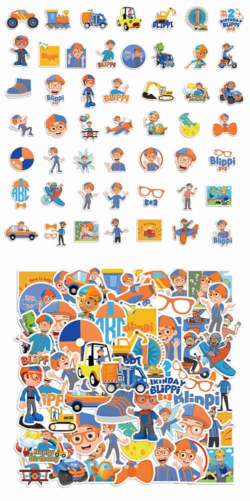 Blippi ステッカー 2