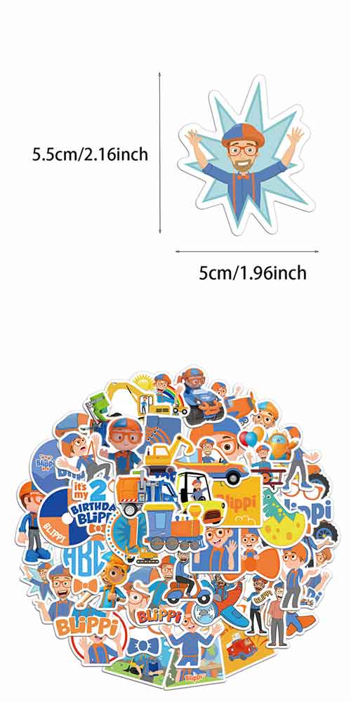 Blippi ステッカー 3