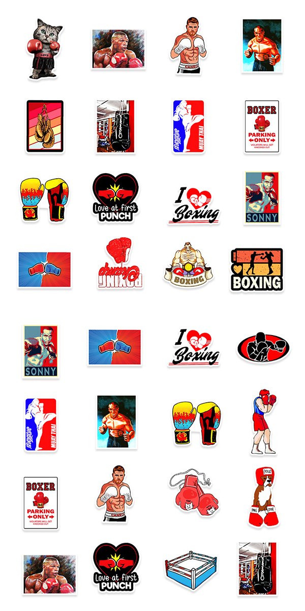  ボクシング ステッカー4