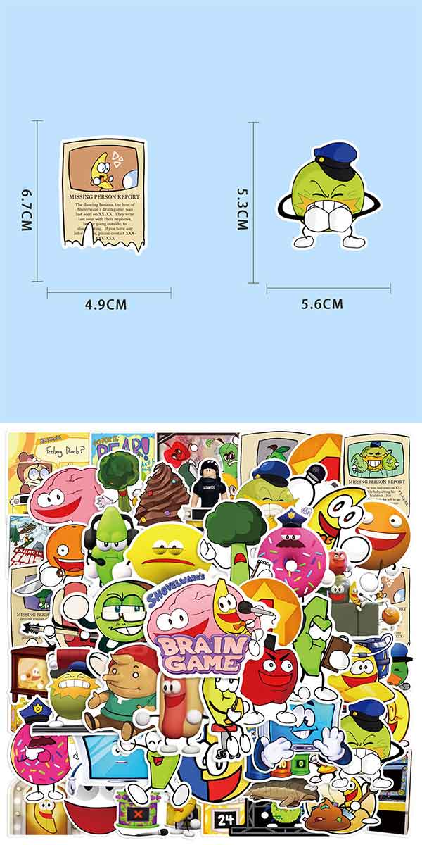 
ブレインゲーム ステッカー 7