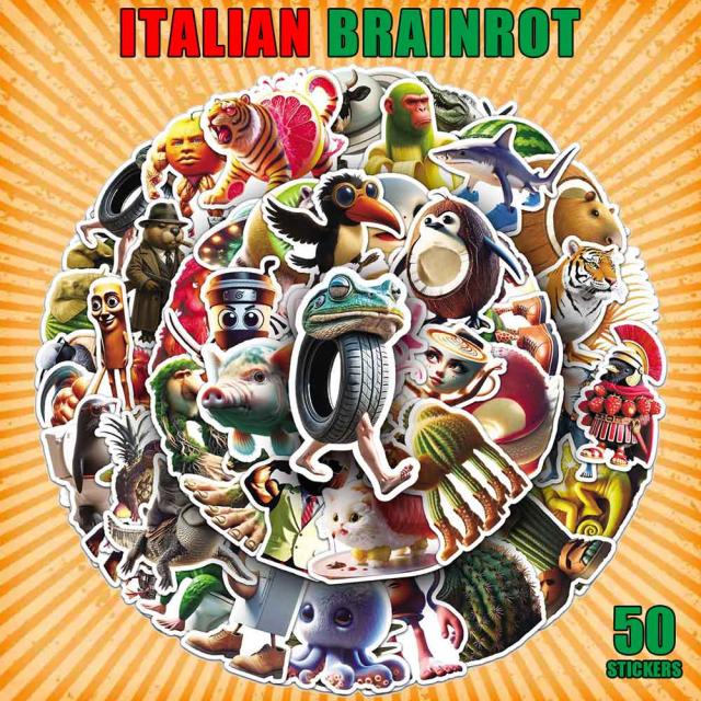 ブレインロット ステッカー1