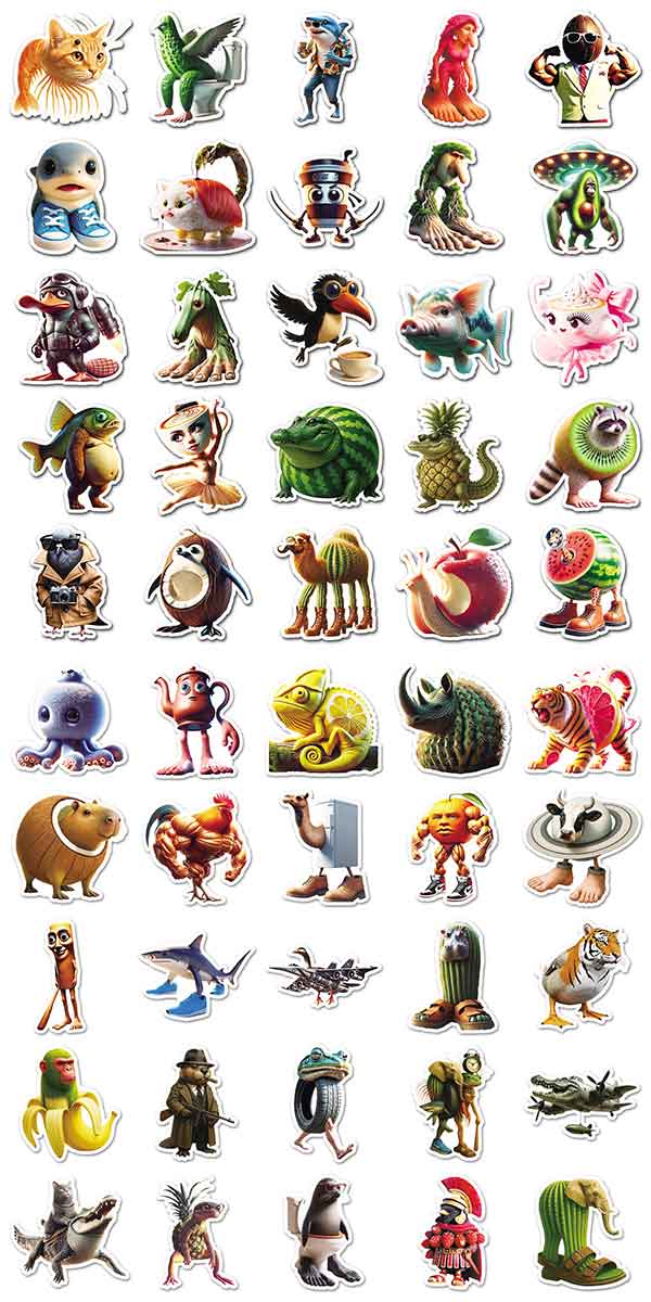 ブレインロット ステッカー2