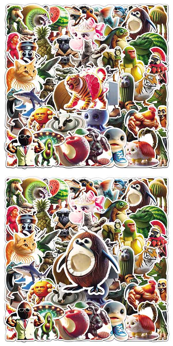 ブレインロット ステッカー4