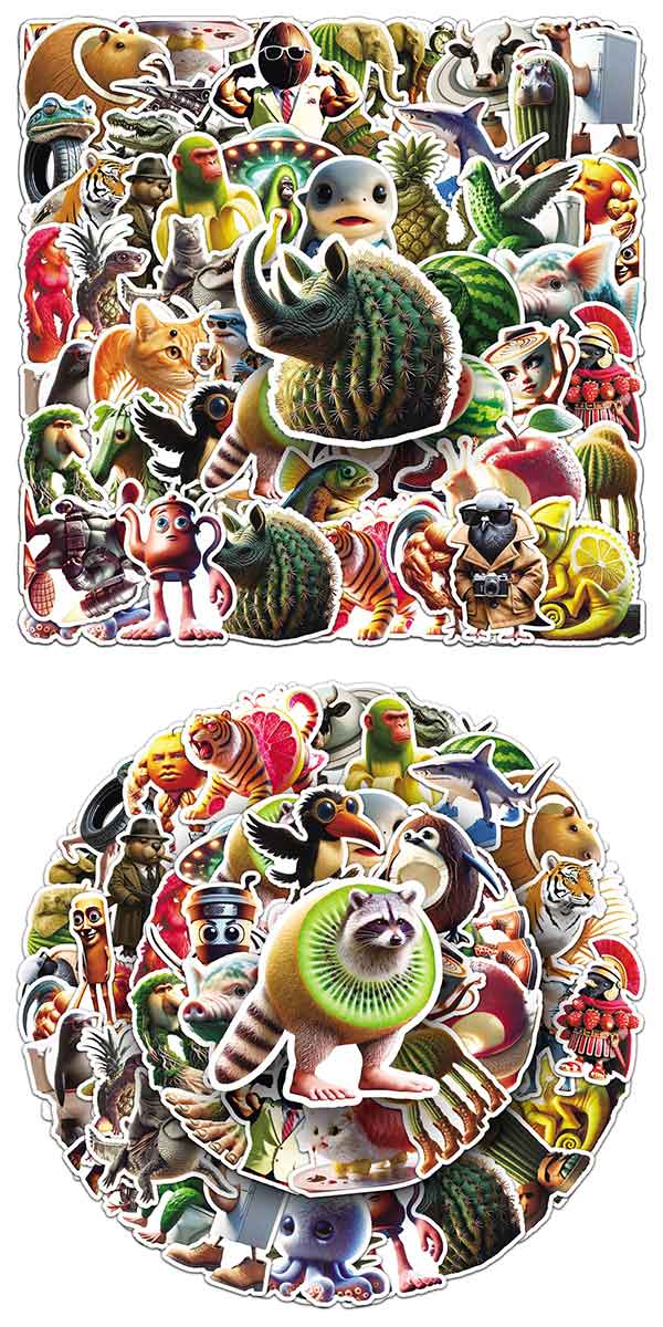 ブレインロット ステッカー5