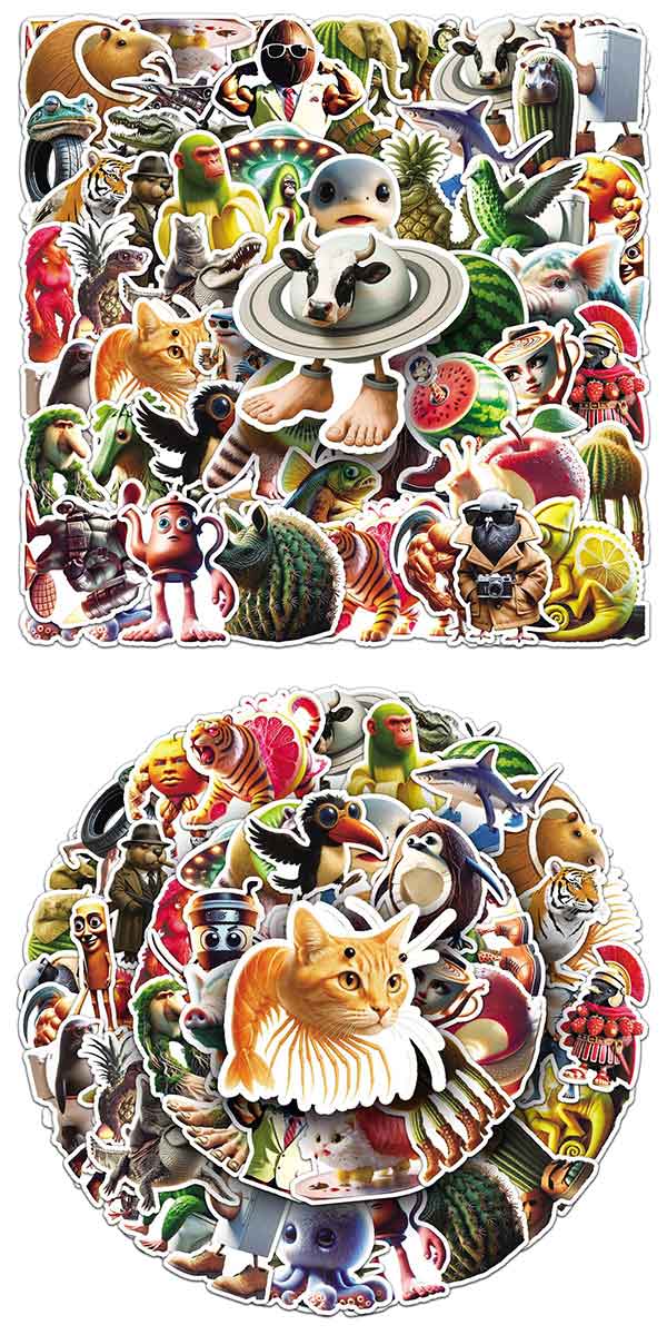 ブレインロット ステッカー6