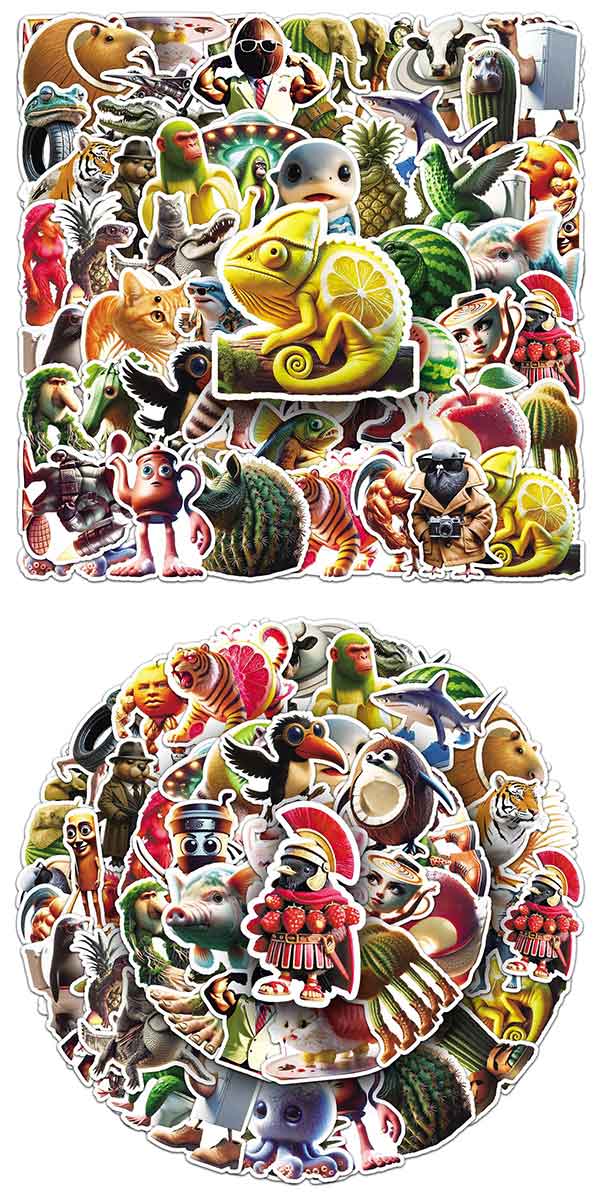 ブレインロット ステッカー7