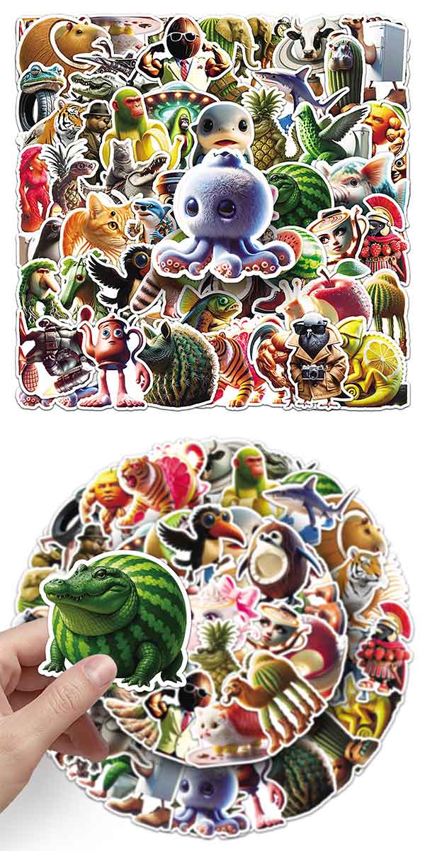 ブレインロット ステッカー8