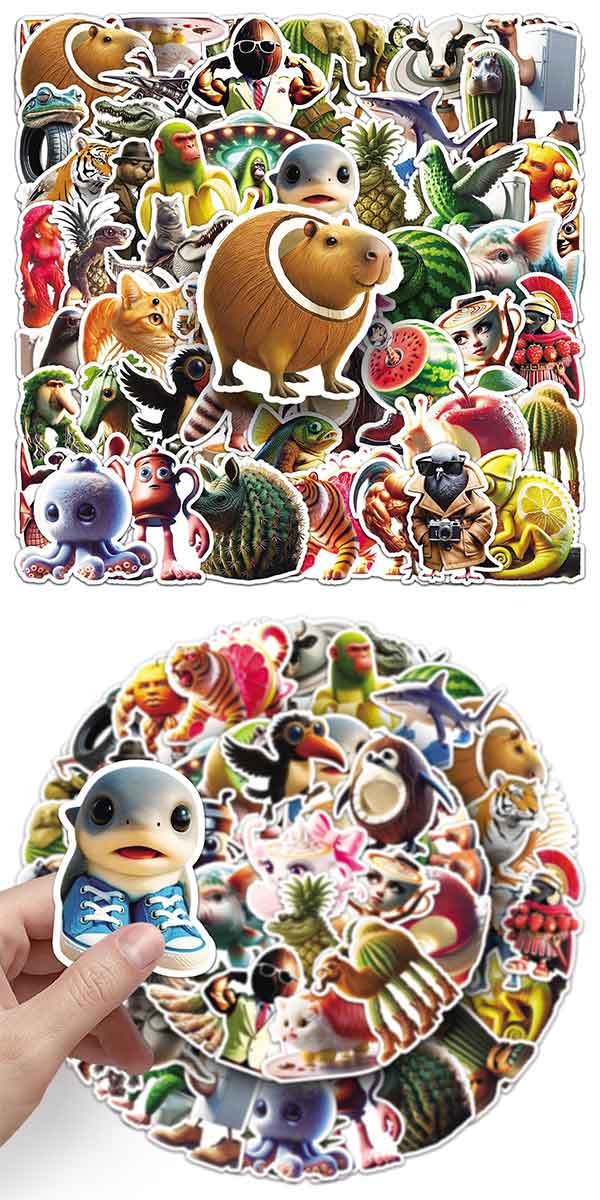 ブレインロット ステッカー9