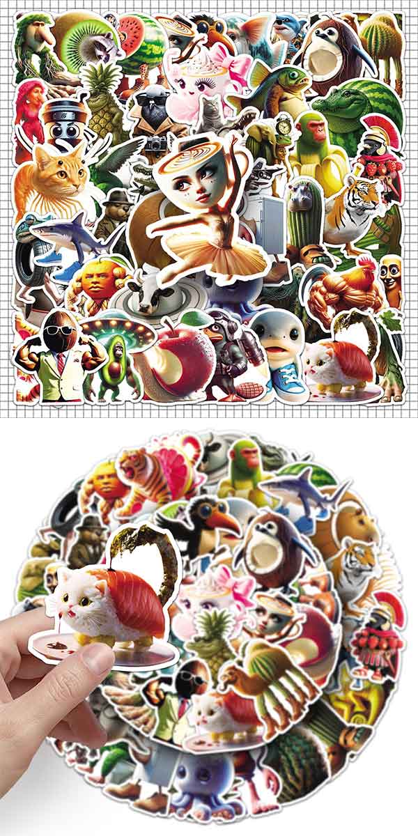 ブレインロット ステッカー10