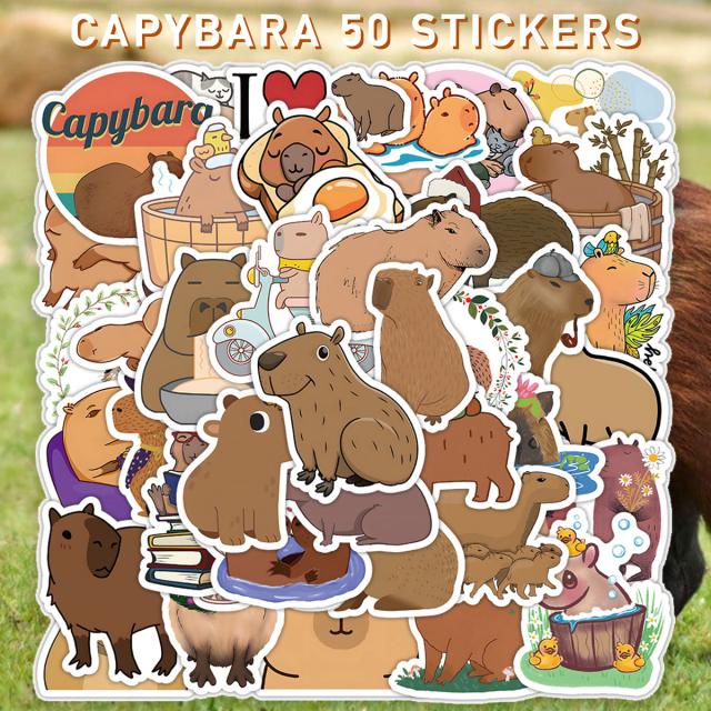  カピバラステッカー1