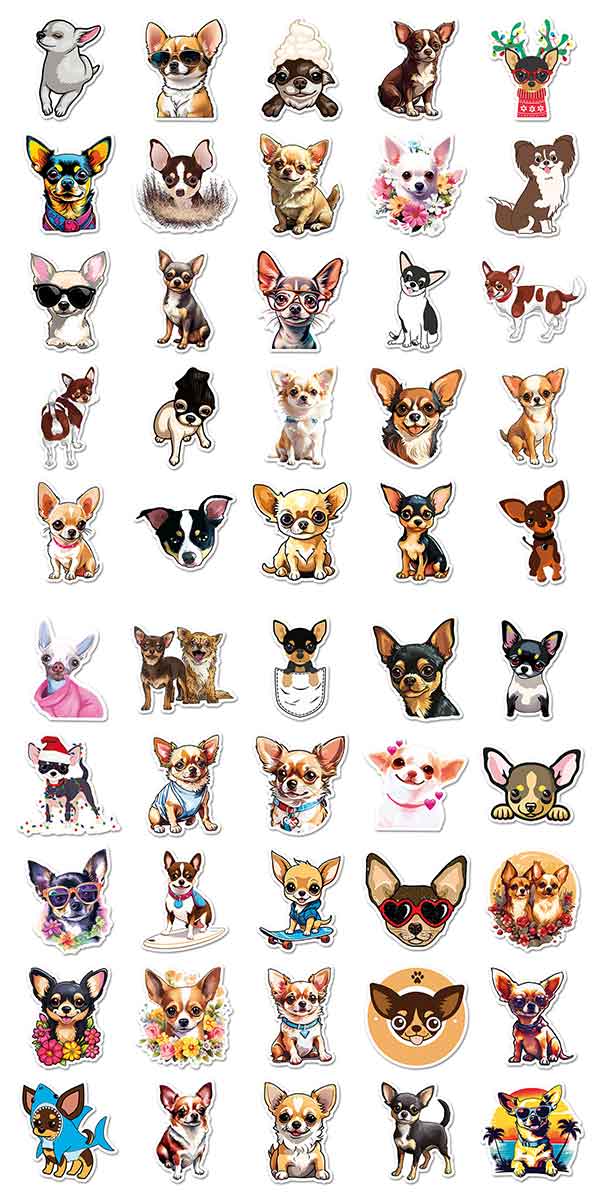  チワワ ステッカー2