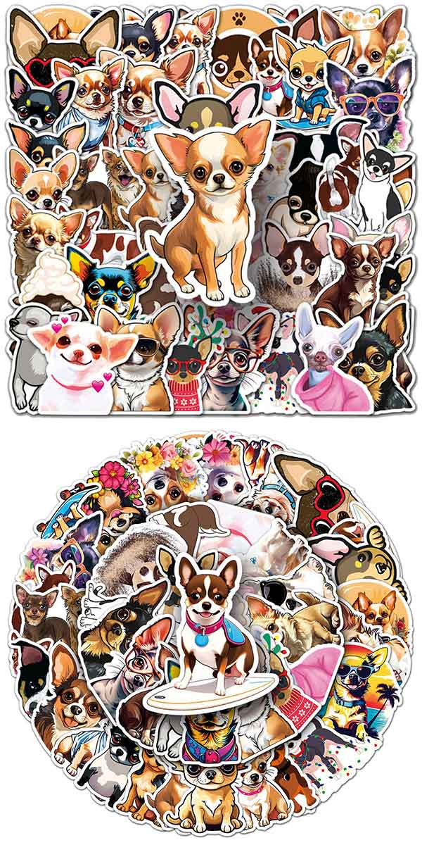  チワワ ステッカー4